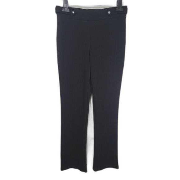 89th & Madison Black Straight Leg Trouser Pants - Picture 1 of 3
